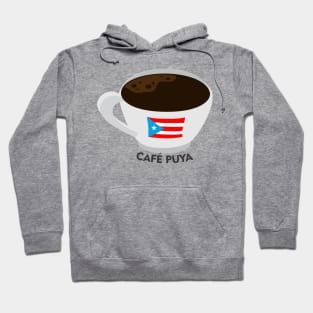 Boricua Cafe Puya Puerto Rican Coffee Dark Latino Food Hoodie